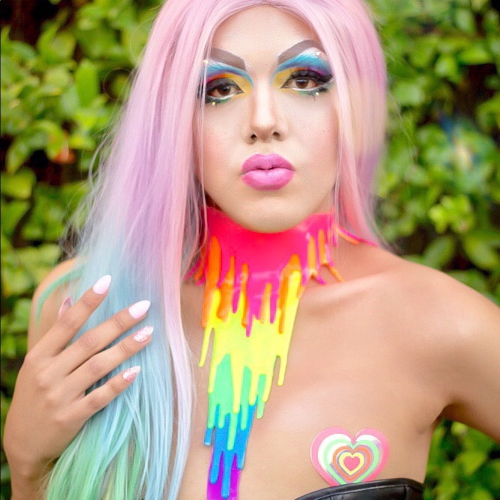 Candydrip Rainbow Choker Necklace